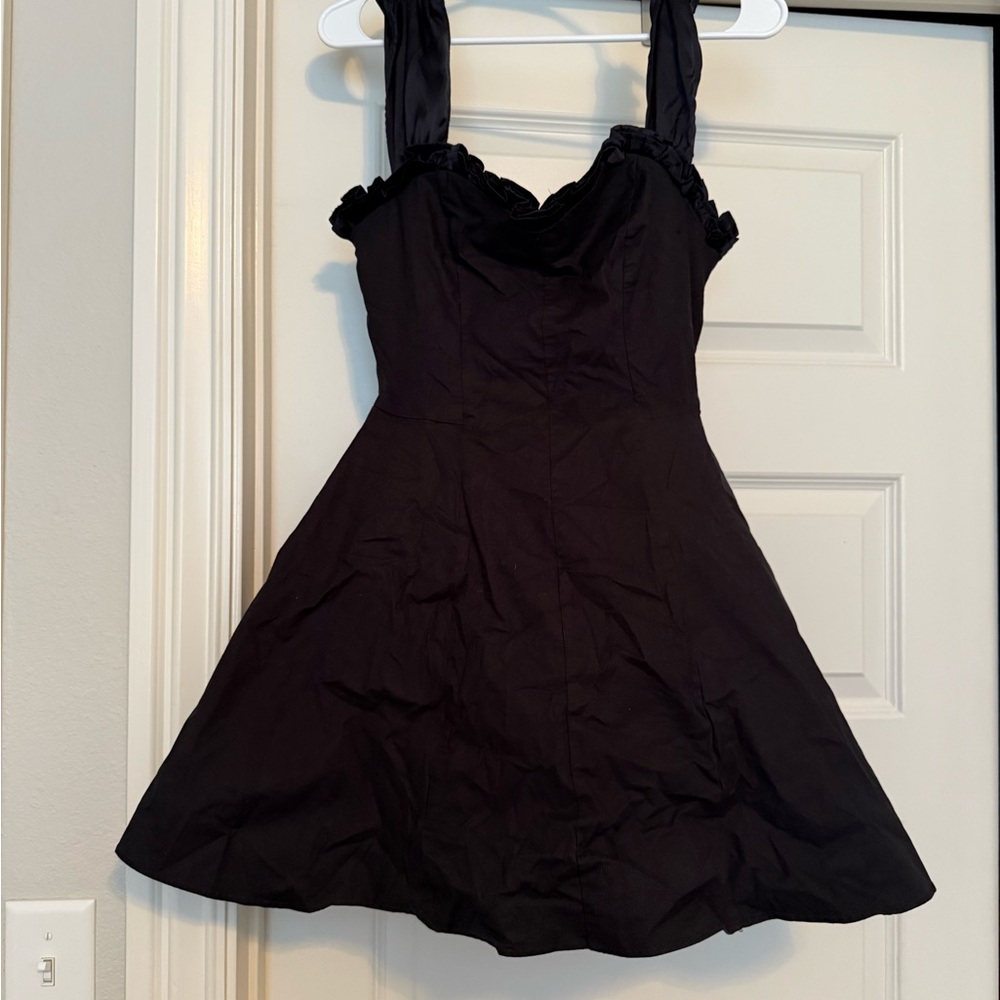 Free People Black Mini Dress